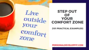 step outside of your comfort zone