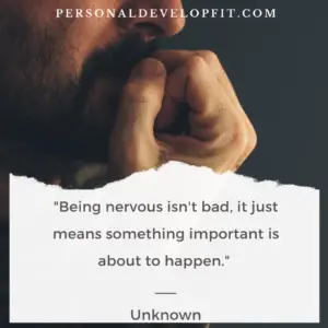 quotes about nervousness