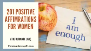 positive affirmations for women