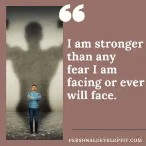 affirmations for fear