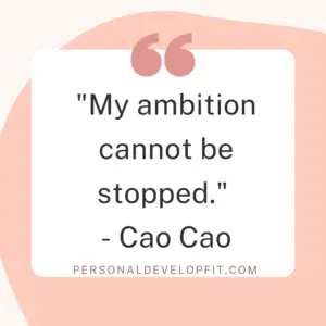quotes about ambition 