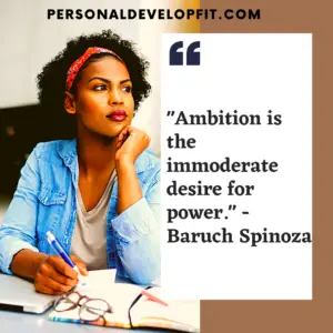 quotes about ambition